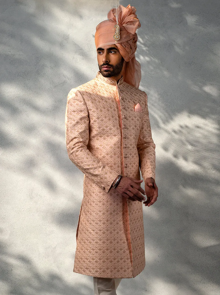 Pink Sherwani | Azania