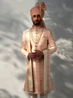 Pink Sherwani | Azania