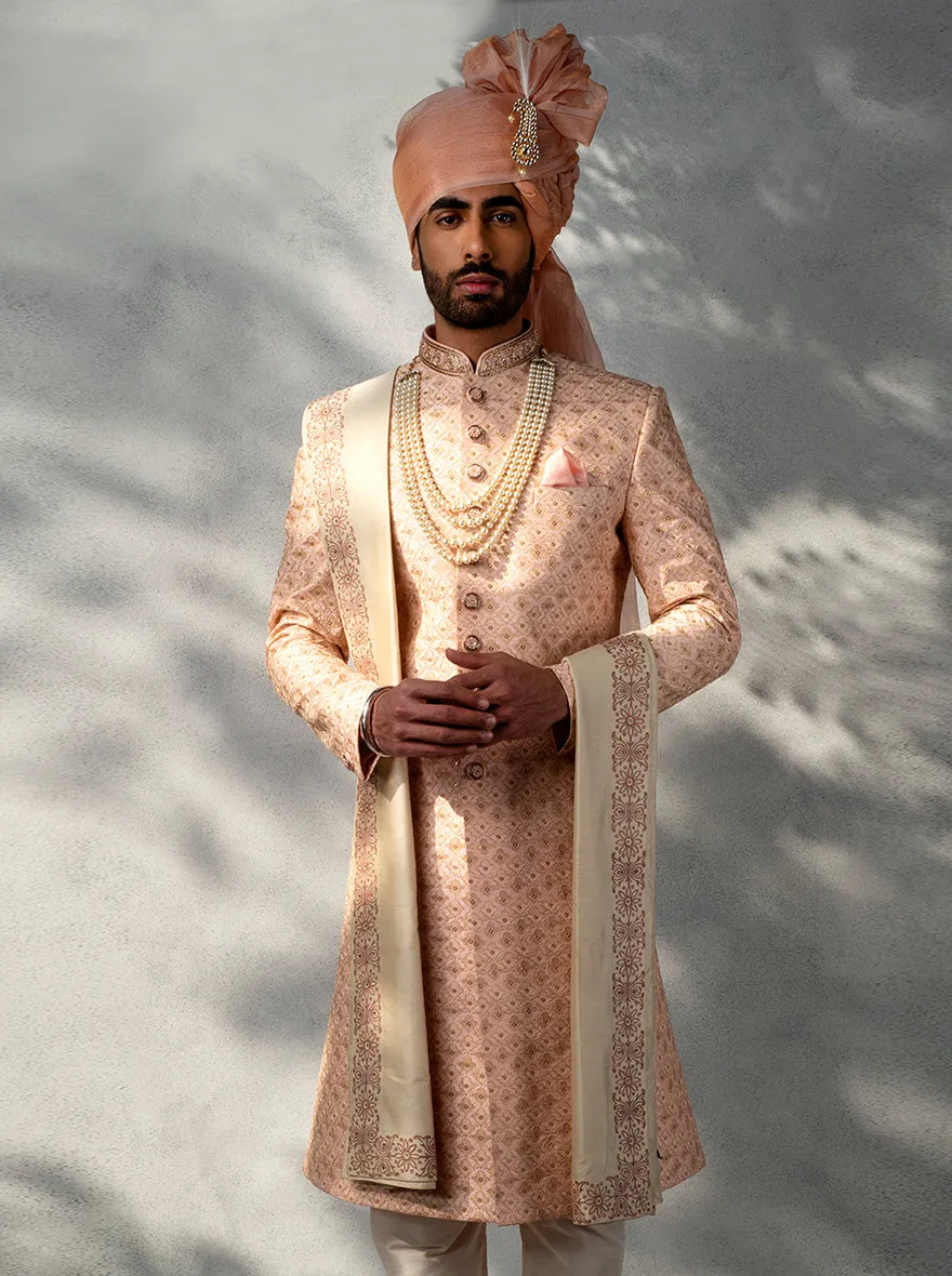 Pink Sherwani | Azania