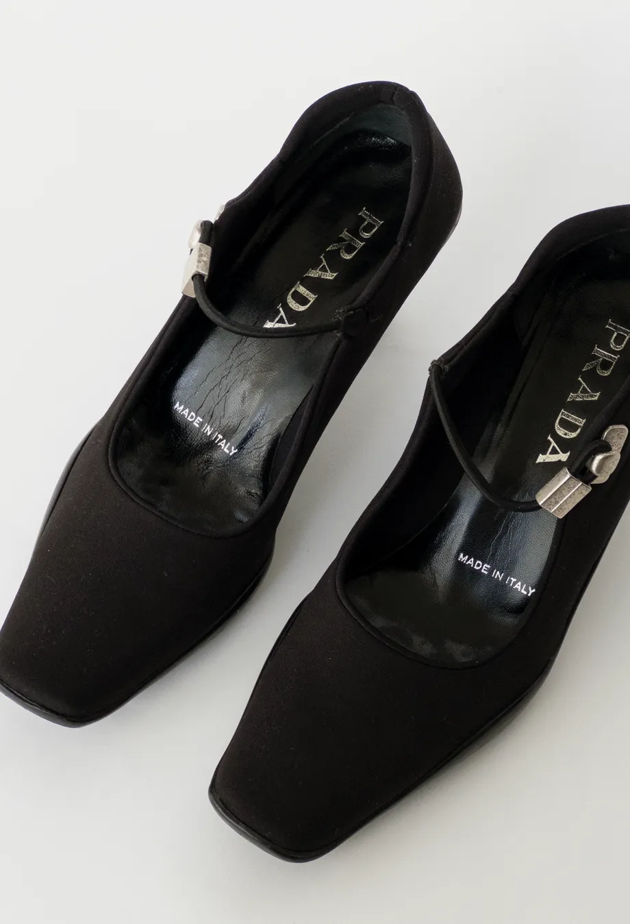 Prada 1999 Mary Jane Heels in Black