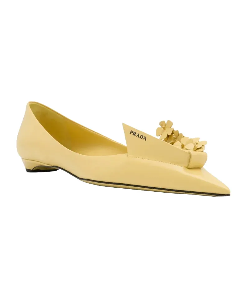 Prada Sculptural Floral 45Mm Kitten Heels