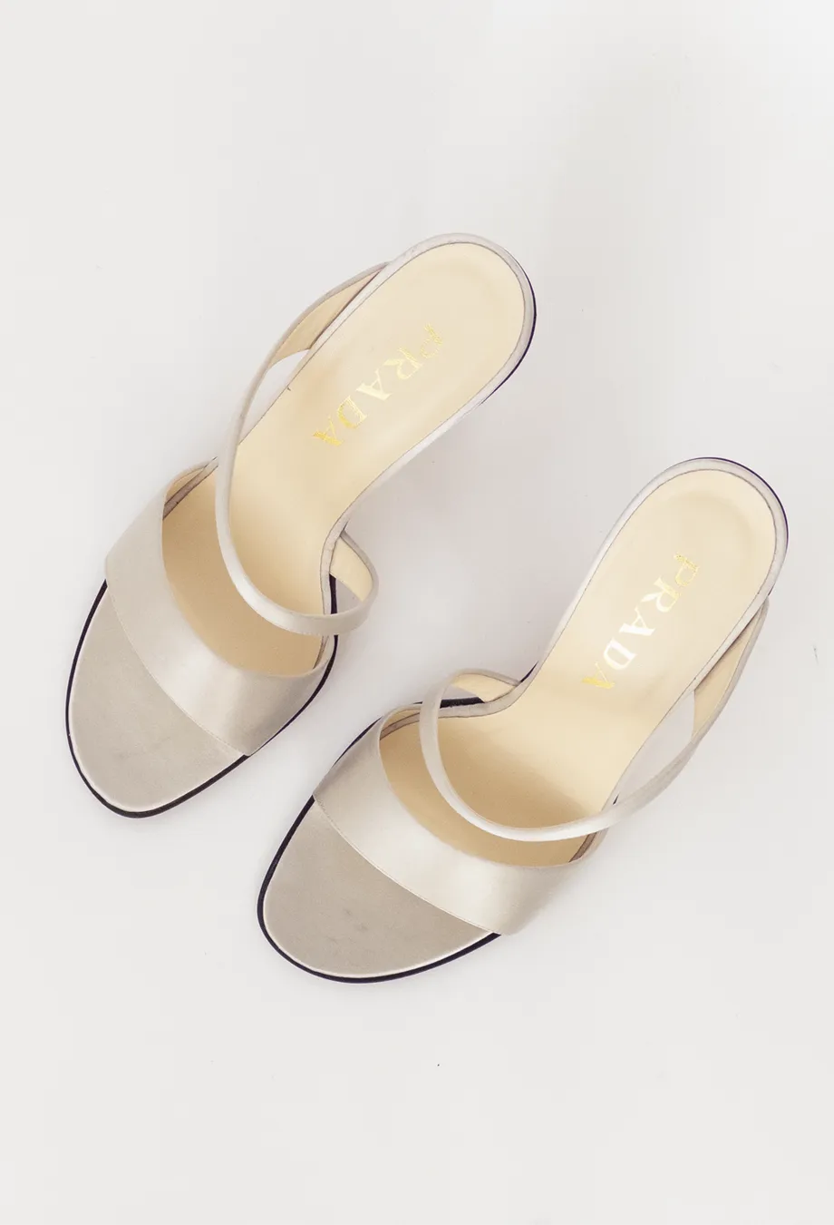 Prada Vintage Metallic Heels