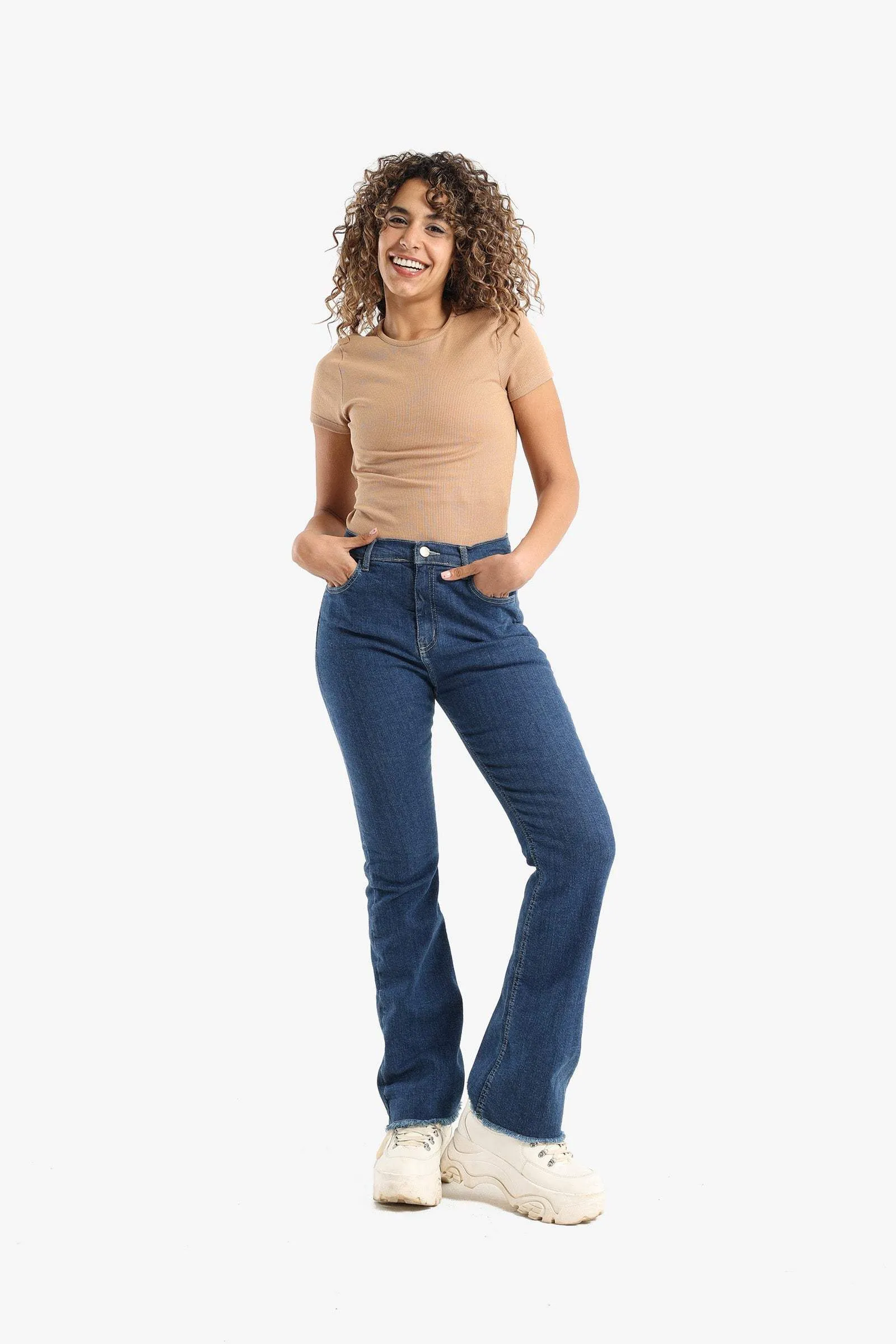 Ribbed Slim Fit Top