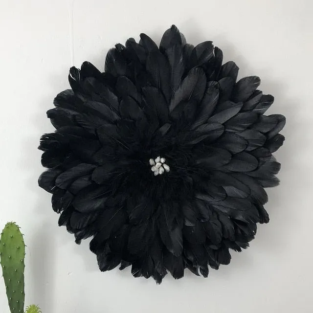 Room Wall Decoration Handmade Feather Sunflowers