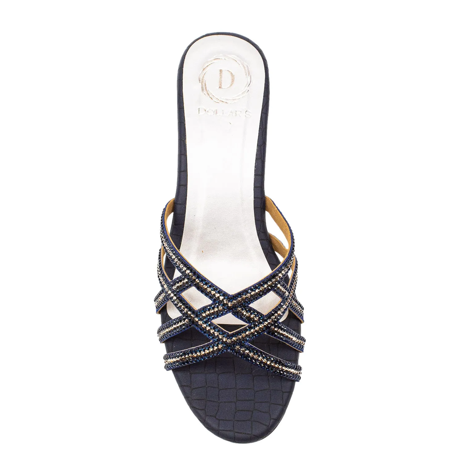 Samah Heels S94H - Navy Blue