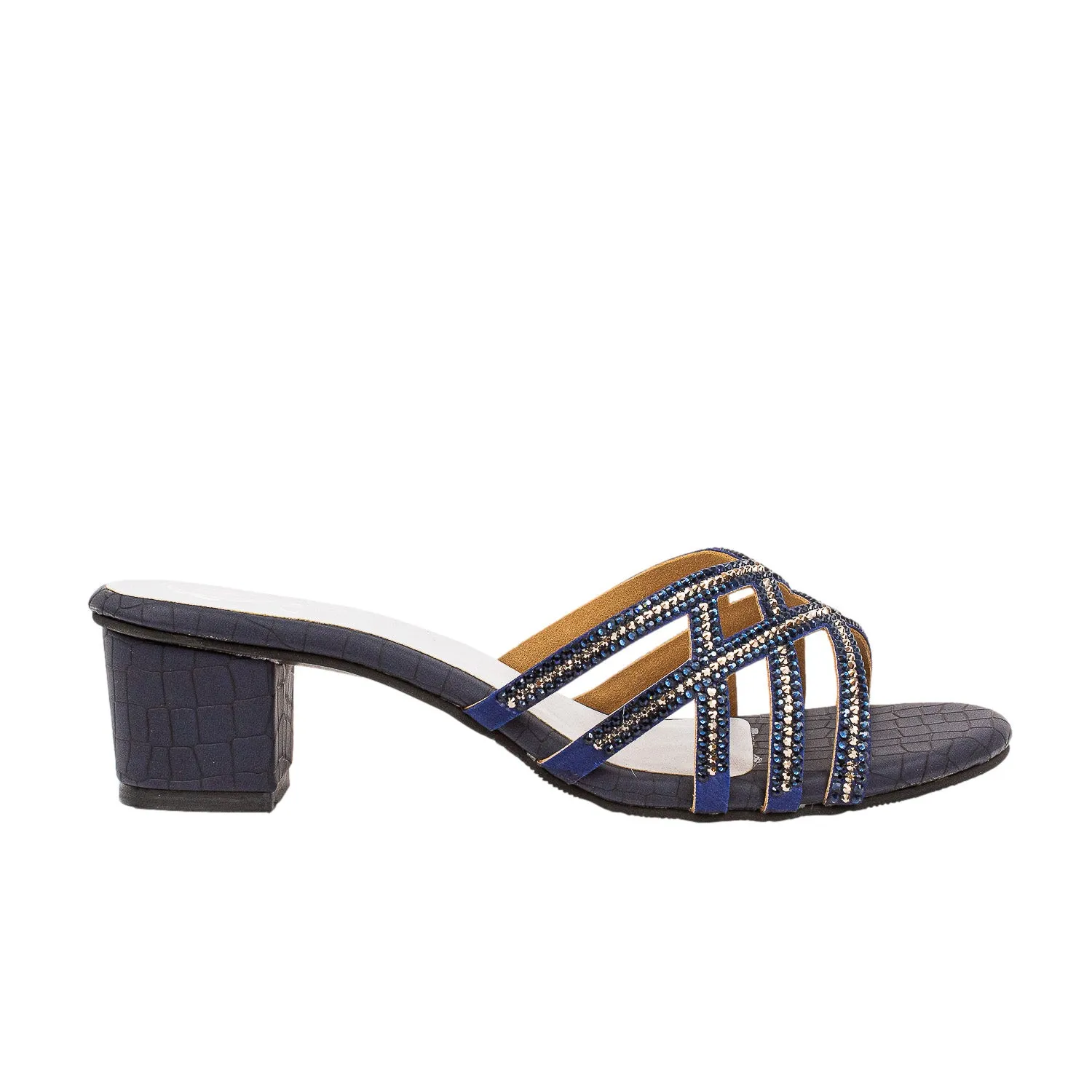 Samah Heels S94H - Navy Blue