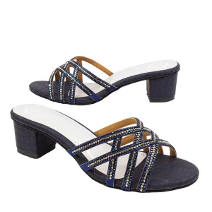 Samah Heels S94H - Navy Blue