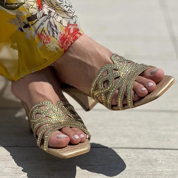 Samira Heels S181H - Gold
