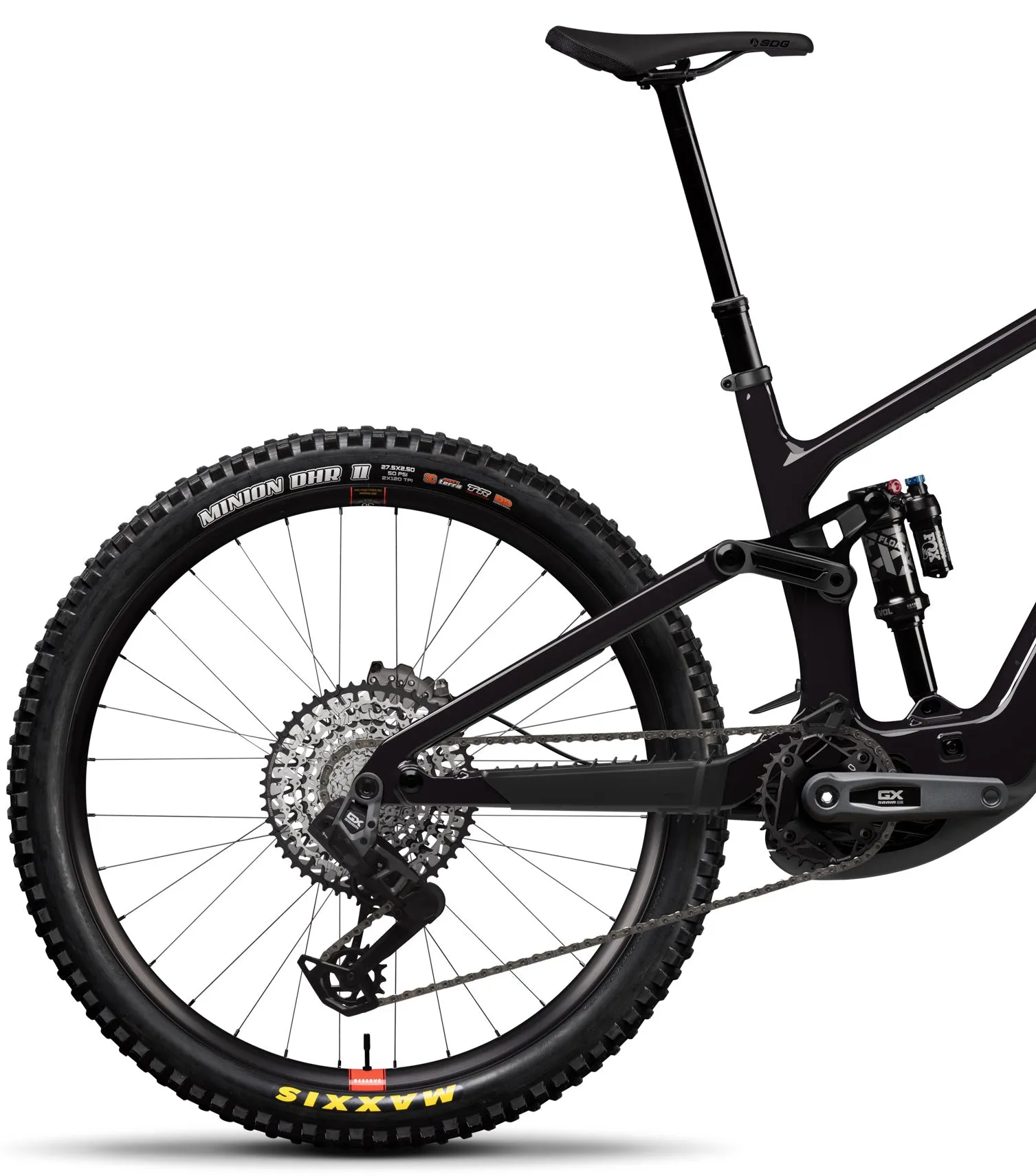 Santa Cruz Bullit 4 C MX GX AXS Carbon Electric Full Suspension Mountain Bike 2025 - Gloss Black