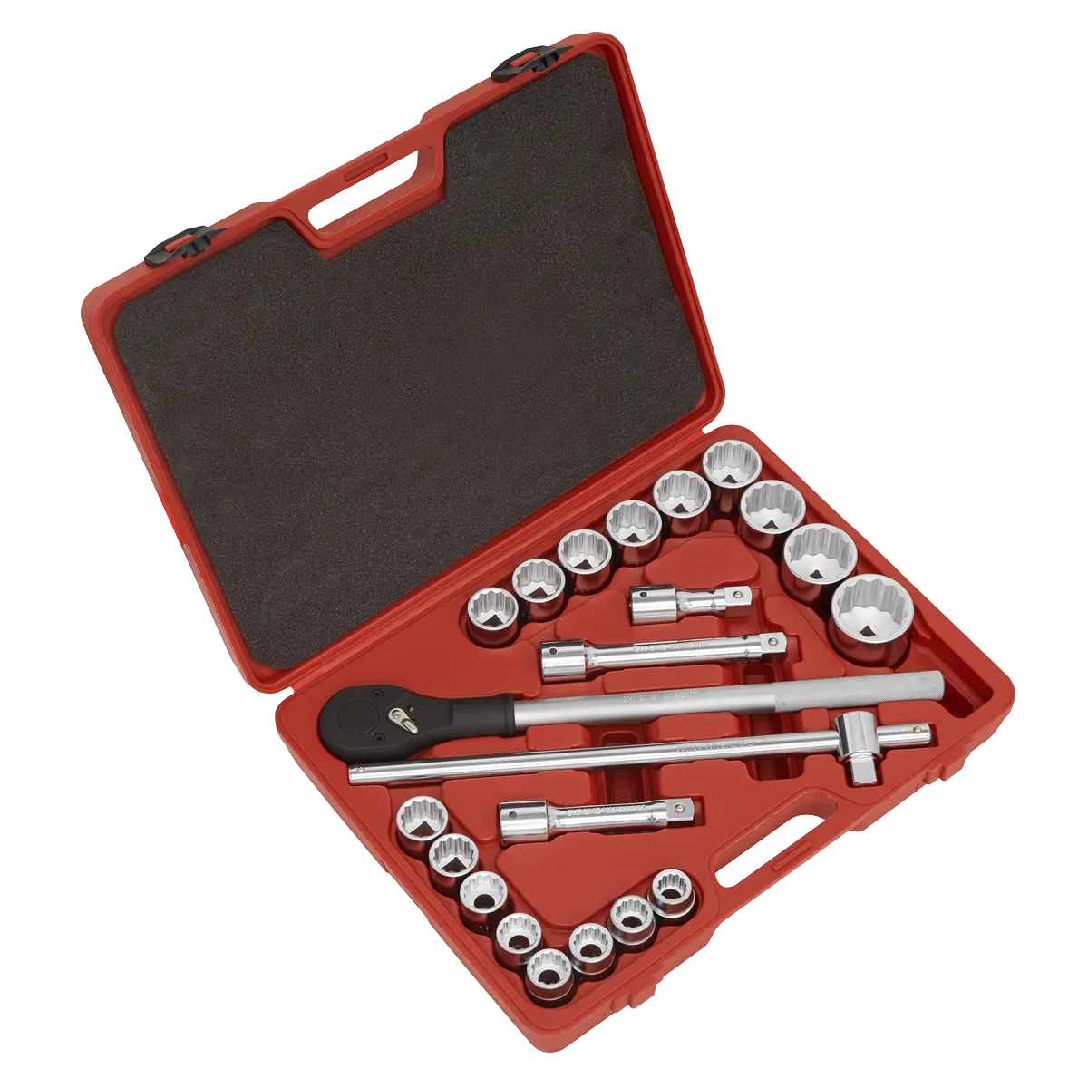 Sealey Socket Set 22pc 3/4"Sq Drive 12-point WallDrive® Metric