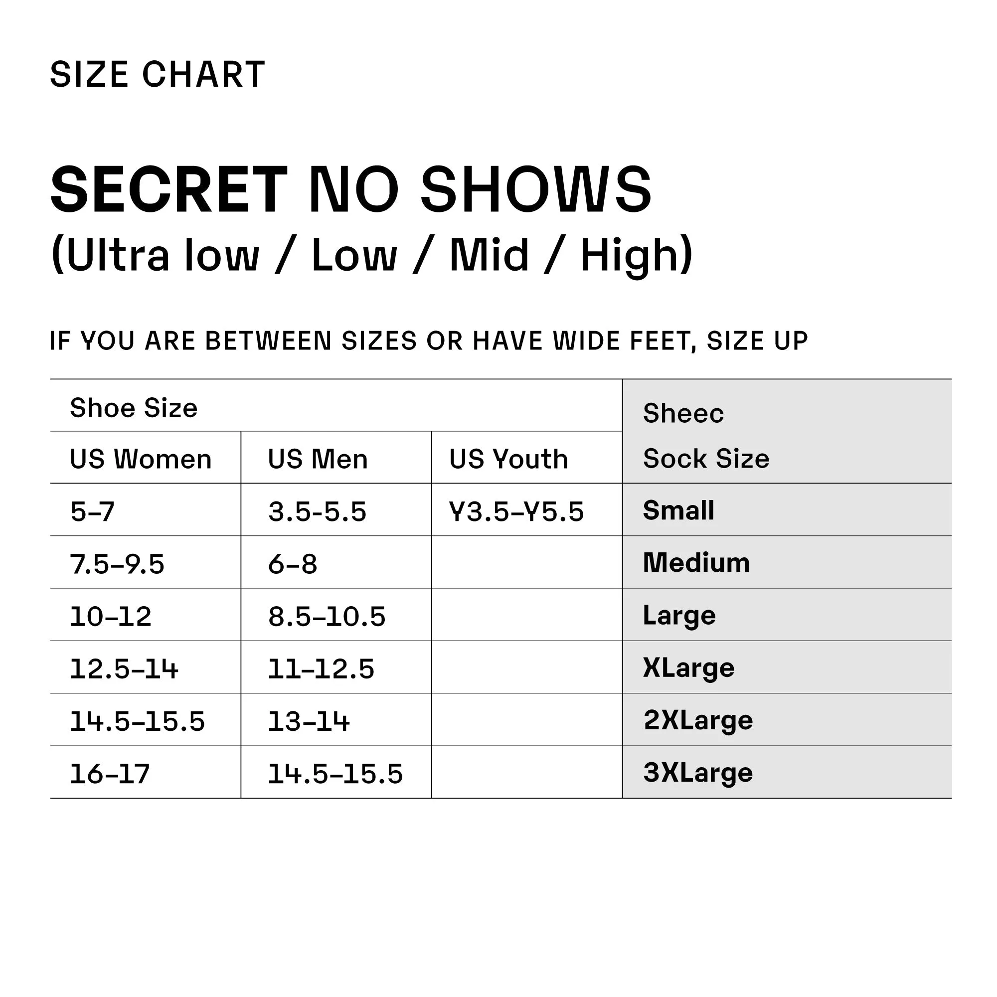Secret Ultra Low Cut 4 Pair Pack / Combo