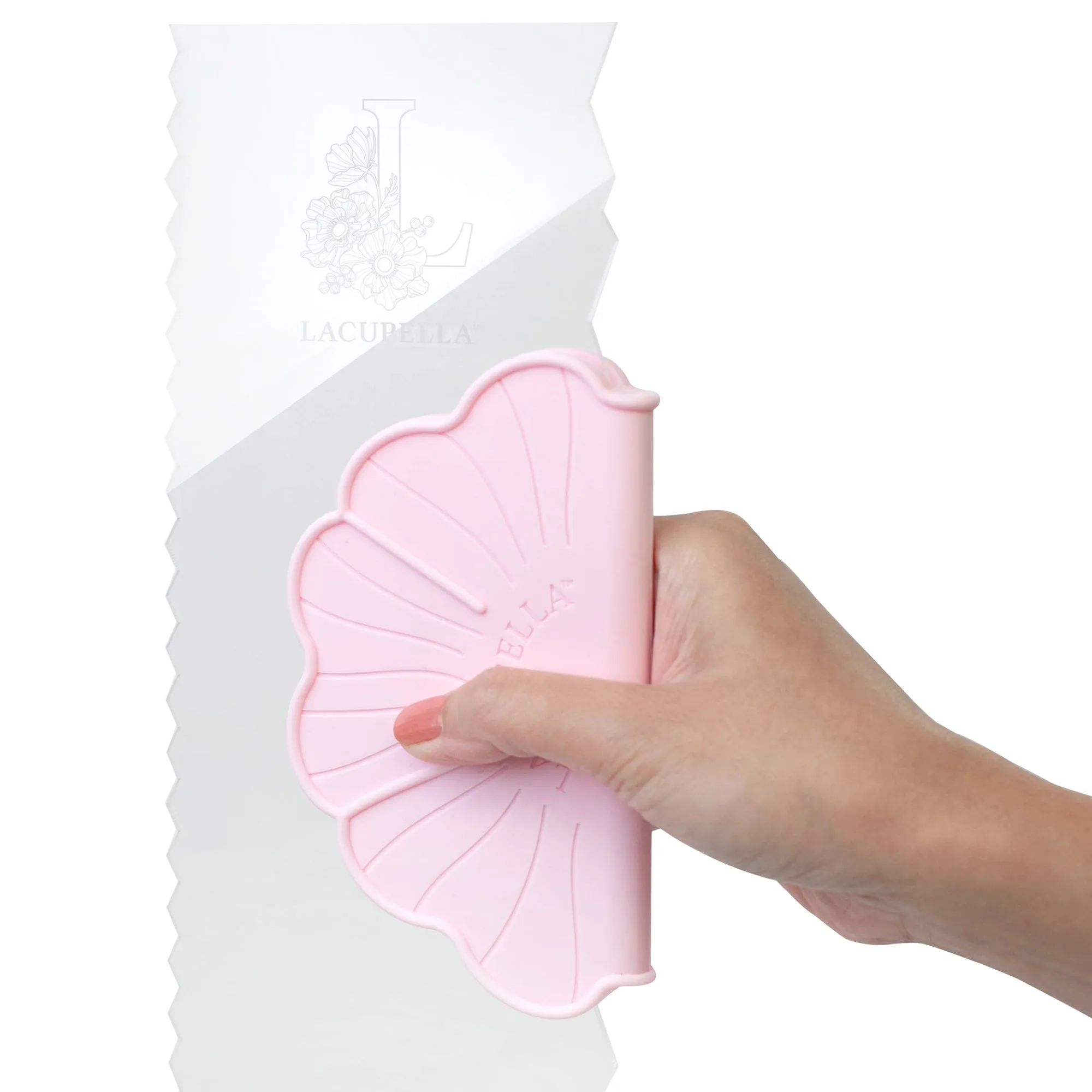 Silicone Comfort Grip Flora For Cake Scraper and Comb Pack of 2
