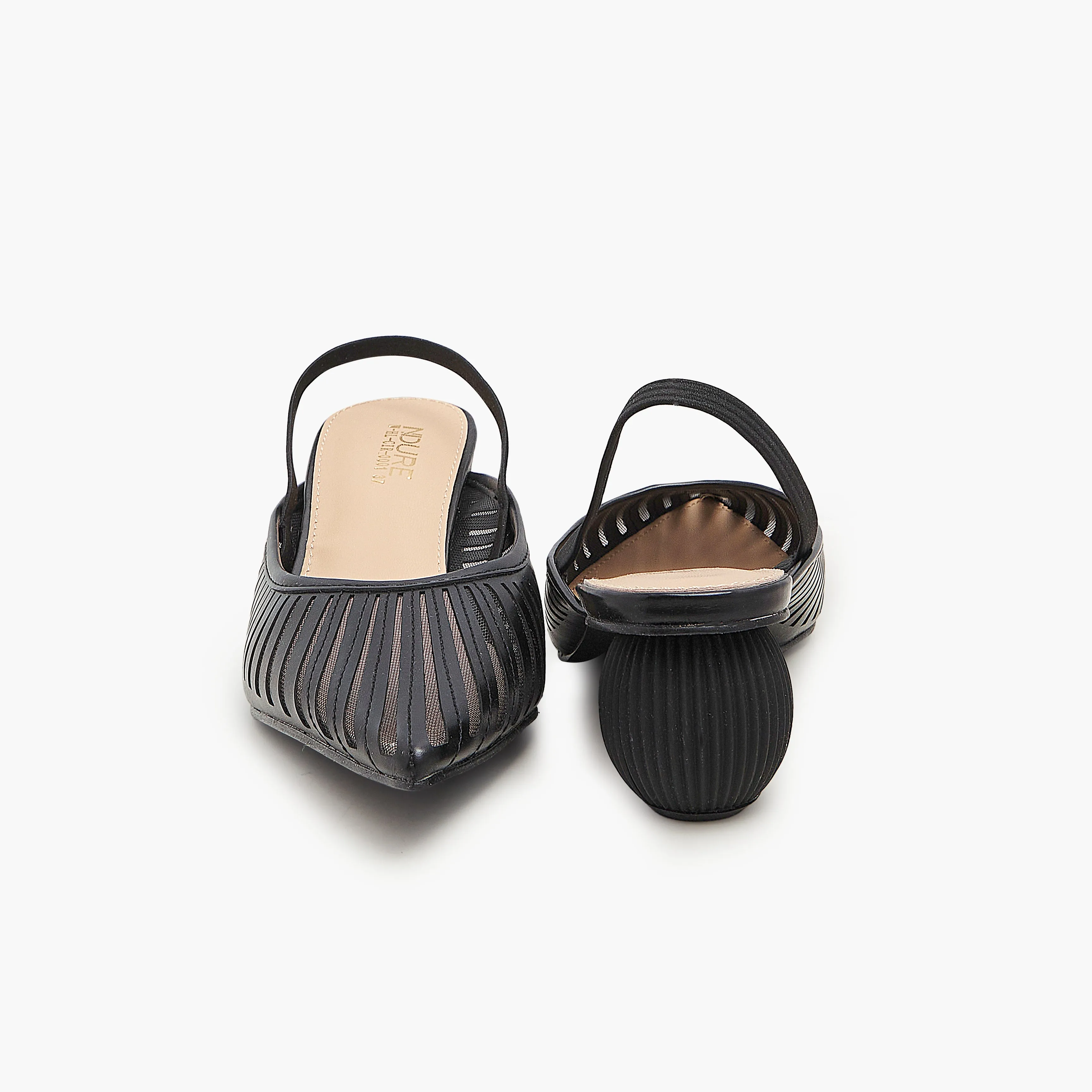 Spherical Heeled Slingback
