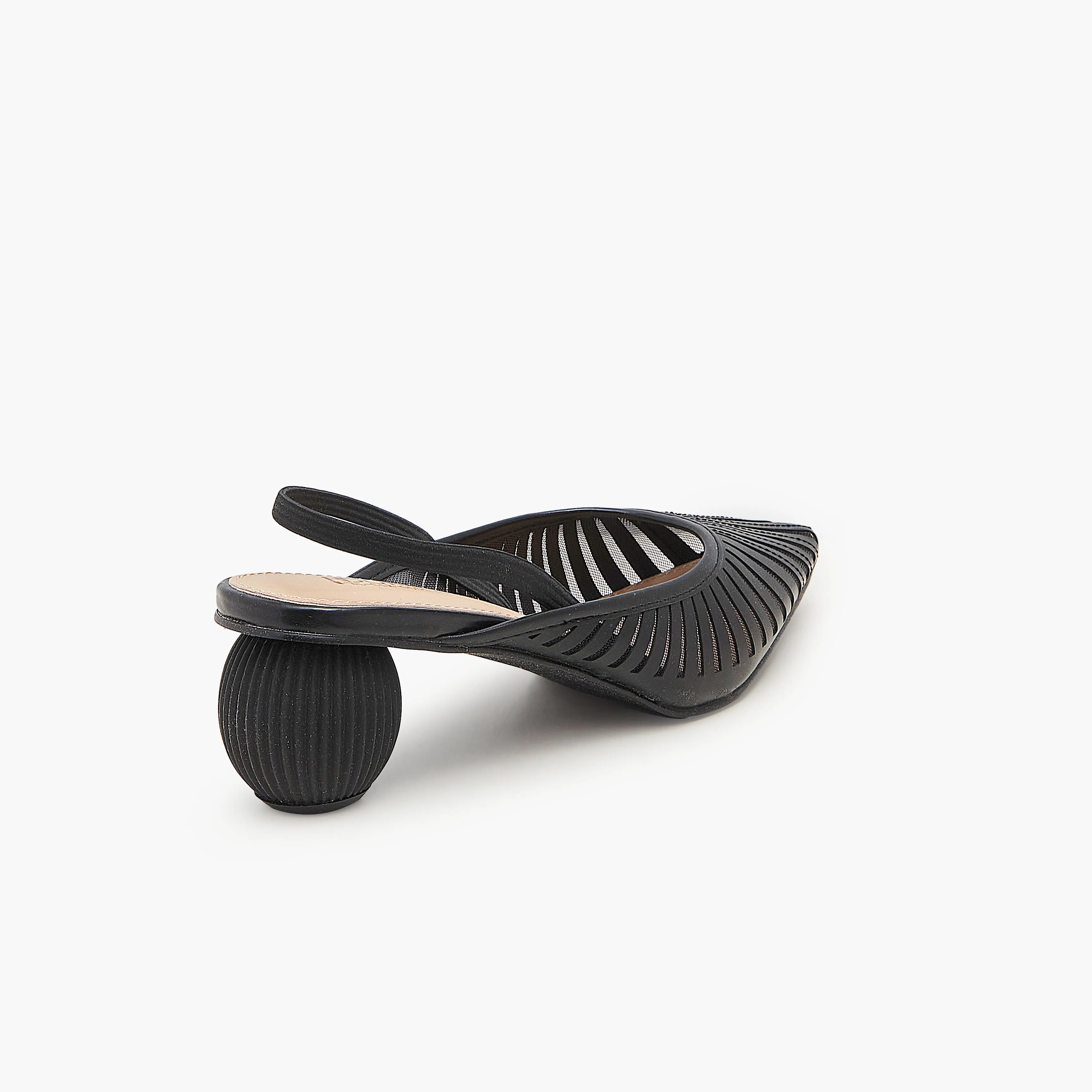Spherical Heeled Slingback