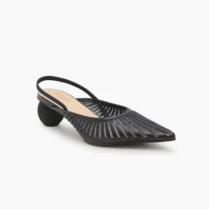 Spherical Heeled Slingback