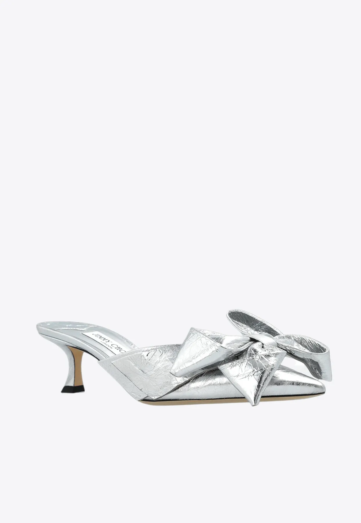 Staz 50 Metallic Leather Mules