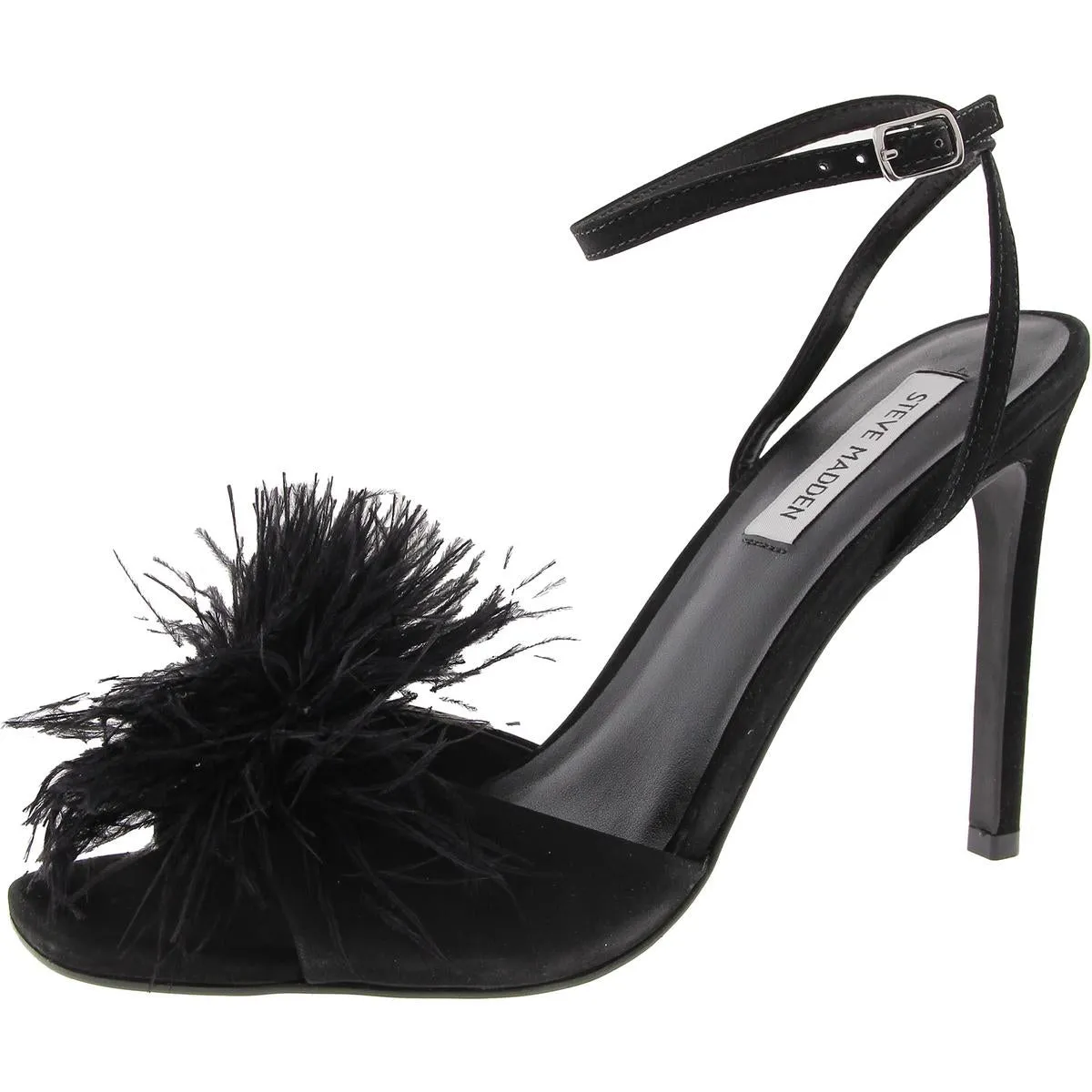 Steve Madden Womens Crush Adjustable Leather Heels