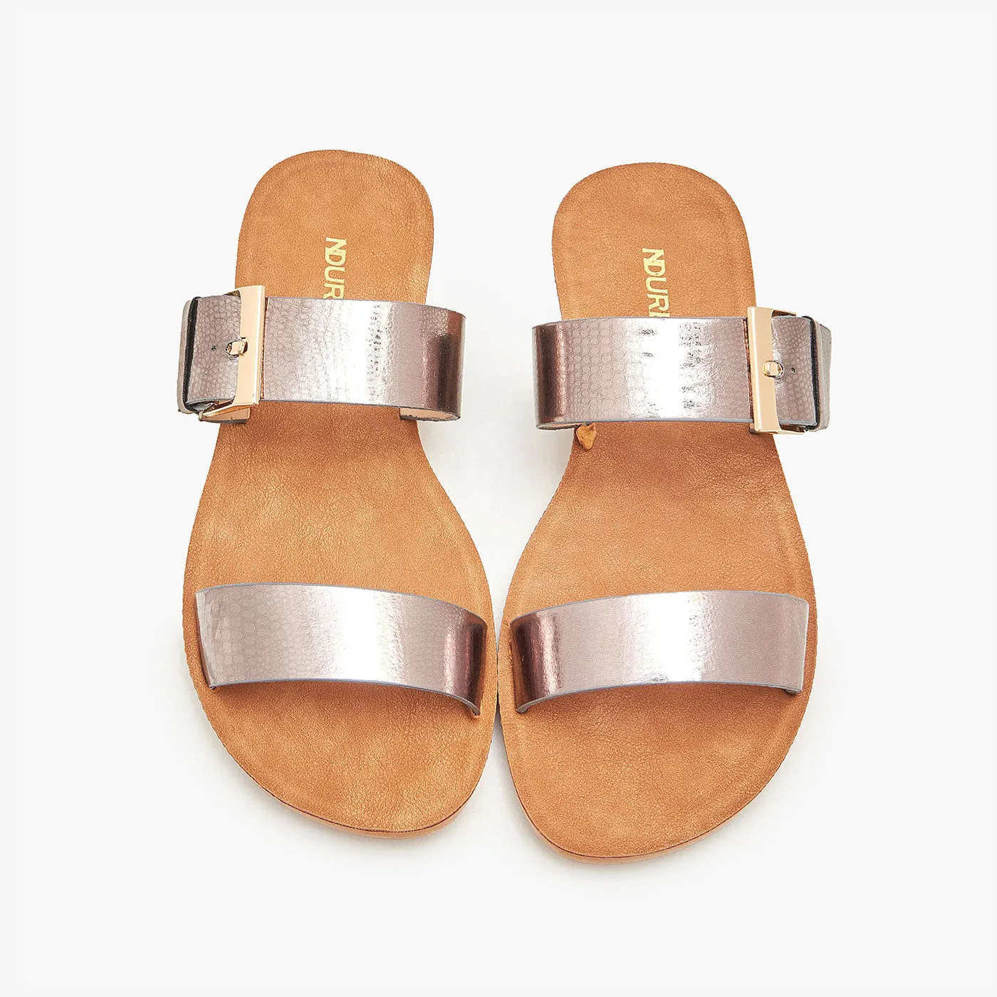 Strapped Slippers