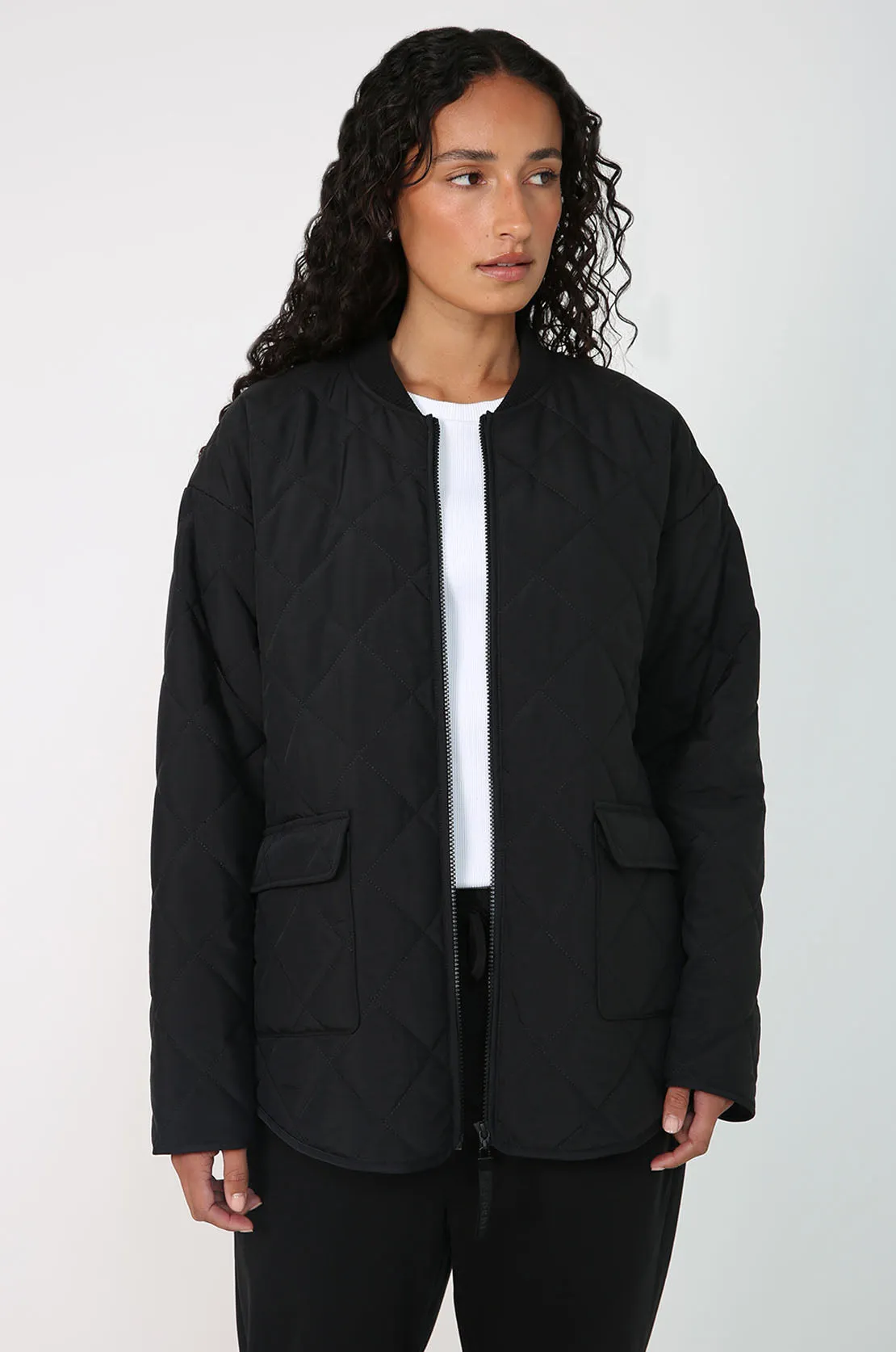 stride jacket / black