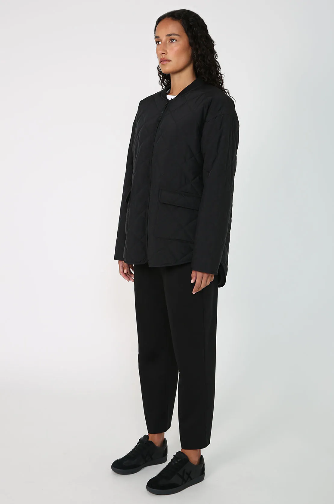stride jacket / black