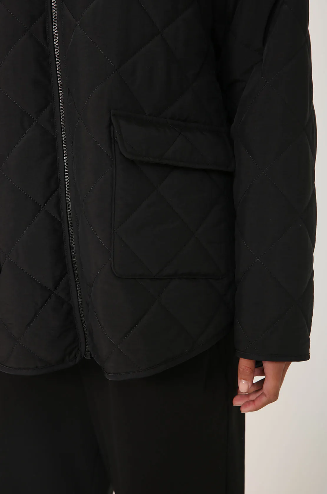 stride jacket / black