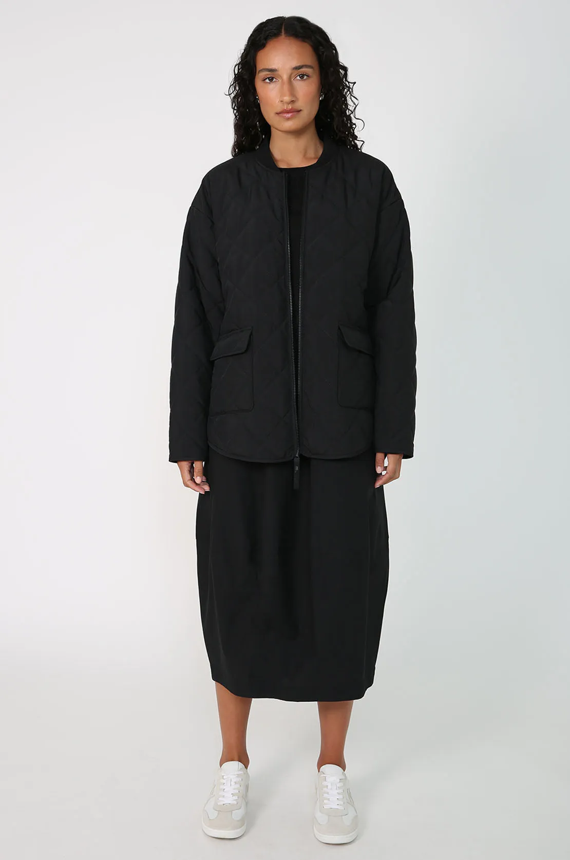 stride jacket / black