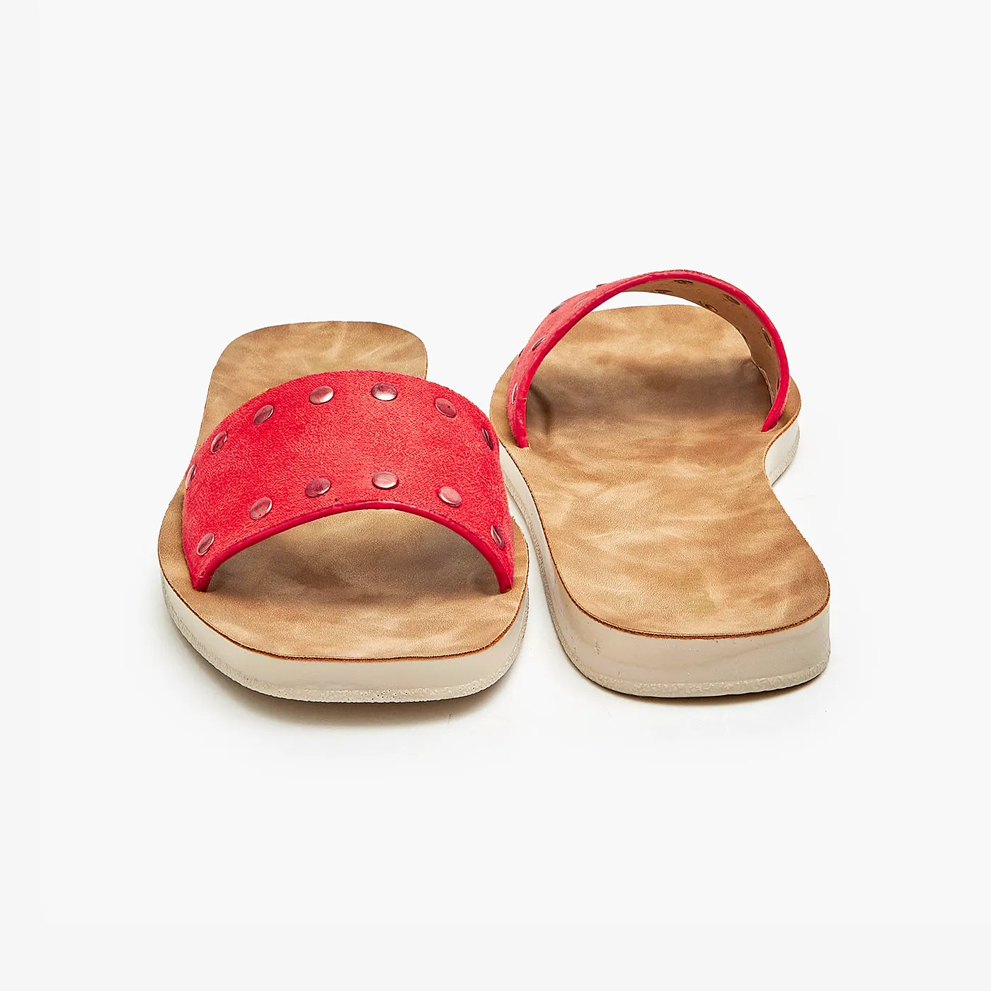 Suede Slides