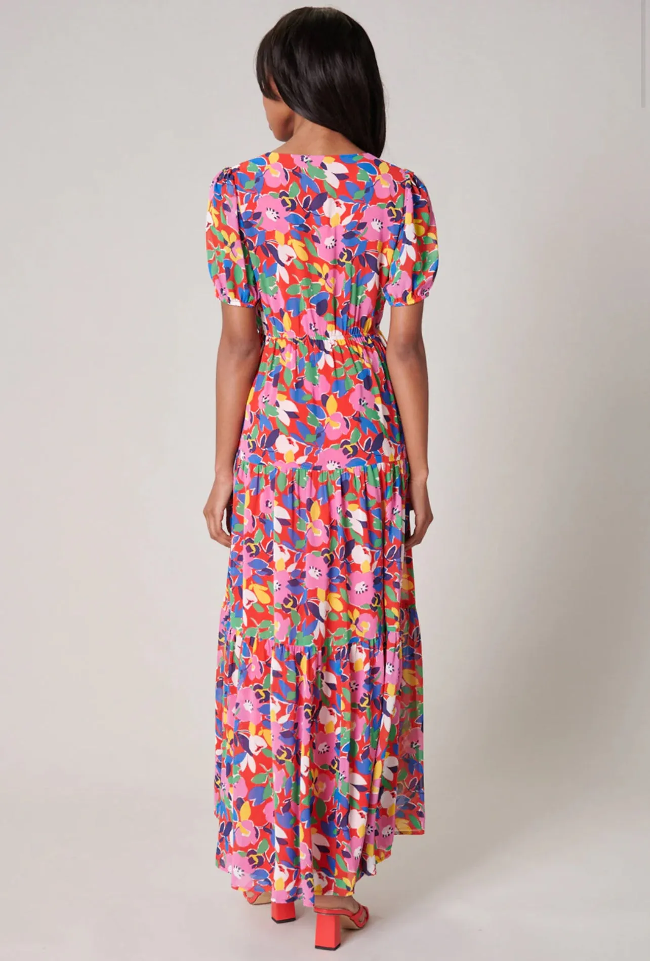 Sweet Soul Monaco Tiered Maxi Dress (Multicolor)