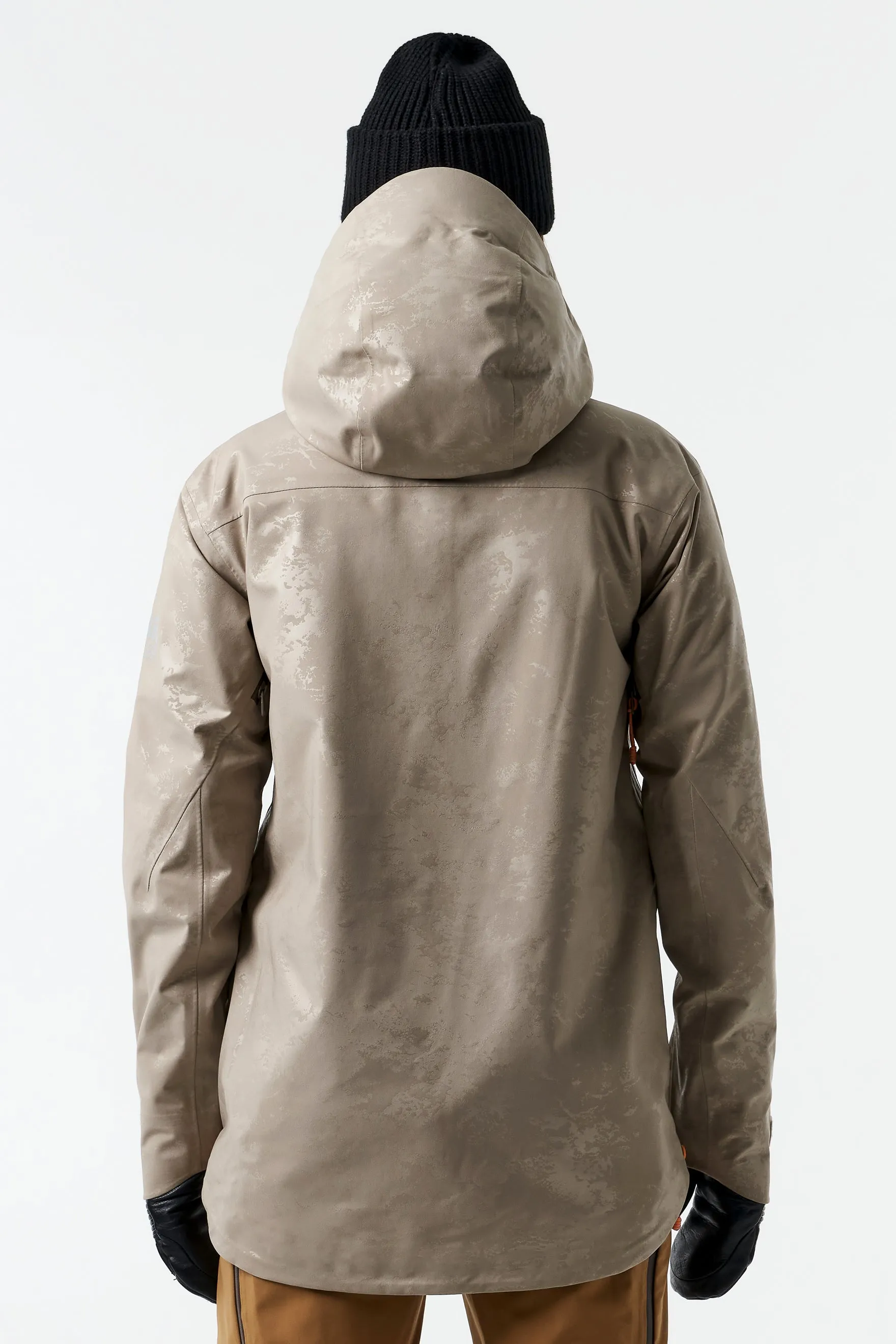 Torngat 3L Jacket-Clay embossed