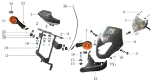 Trail 125 Headlight Front Indicator
