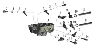 Trail 400 Cylinder Head