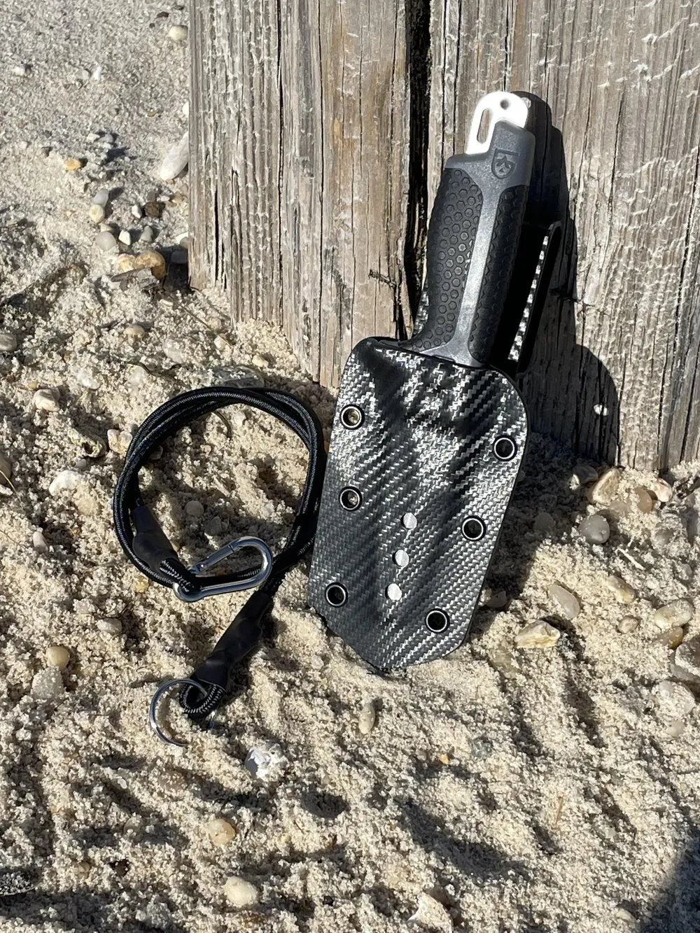 Turtle Cove Tackle RESCUE KNIFE Caron Fiber