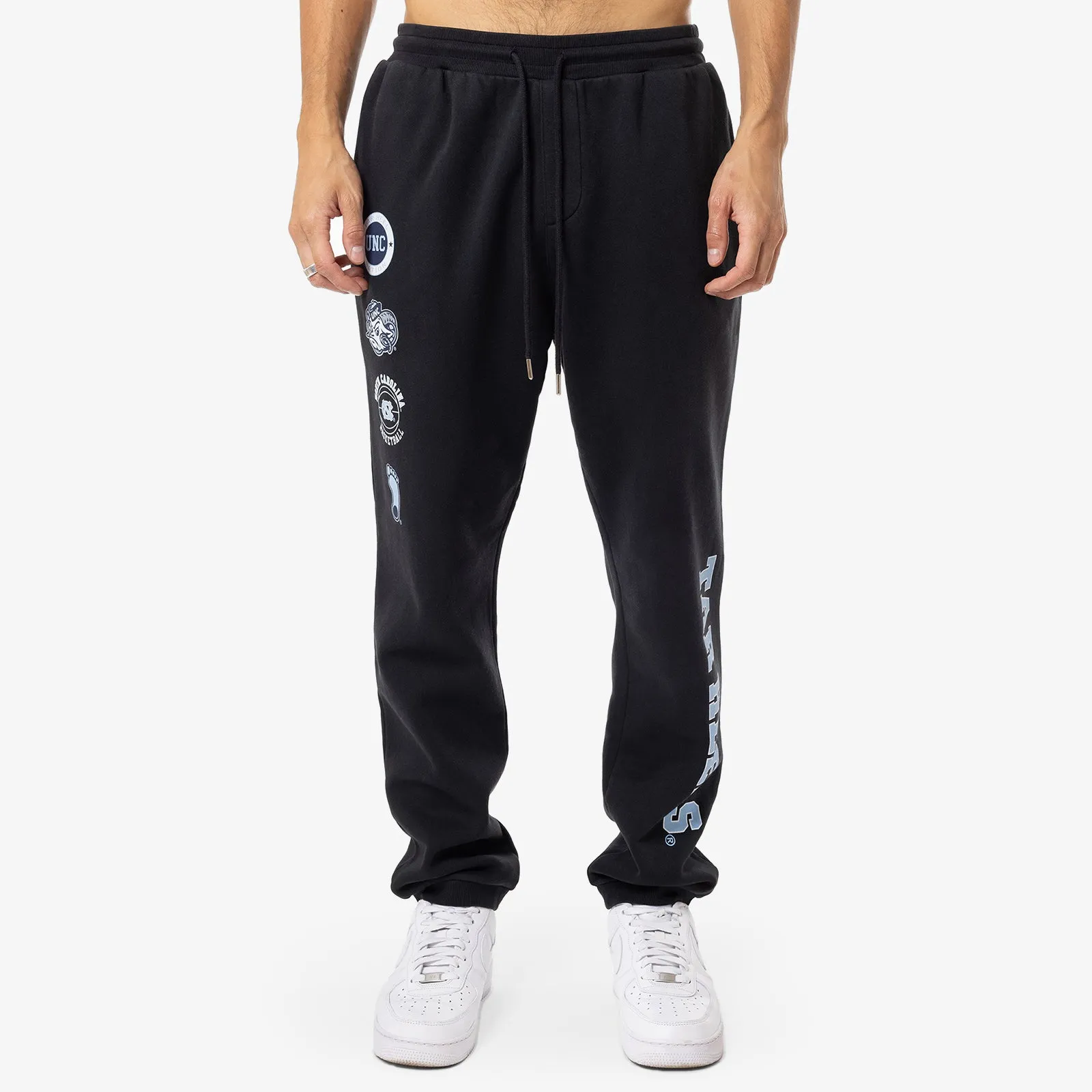 University Of North Carolina Tar Heels NCAA Vintage Sweatpants - Faded Black