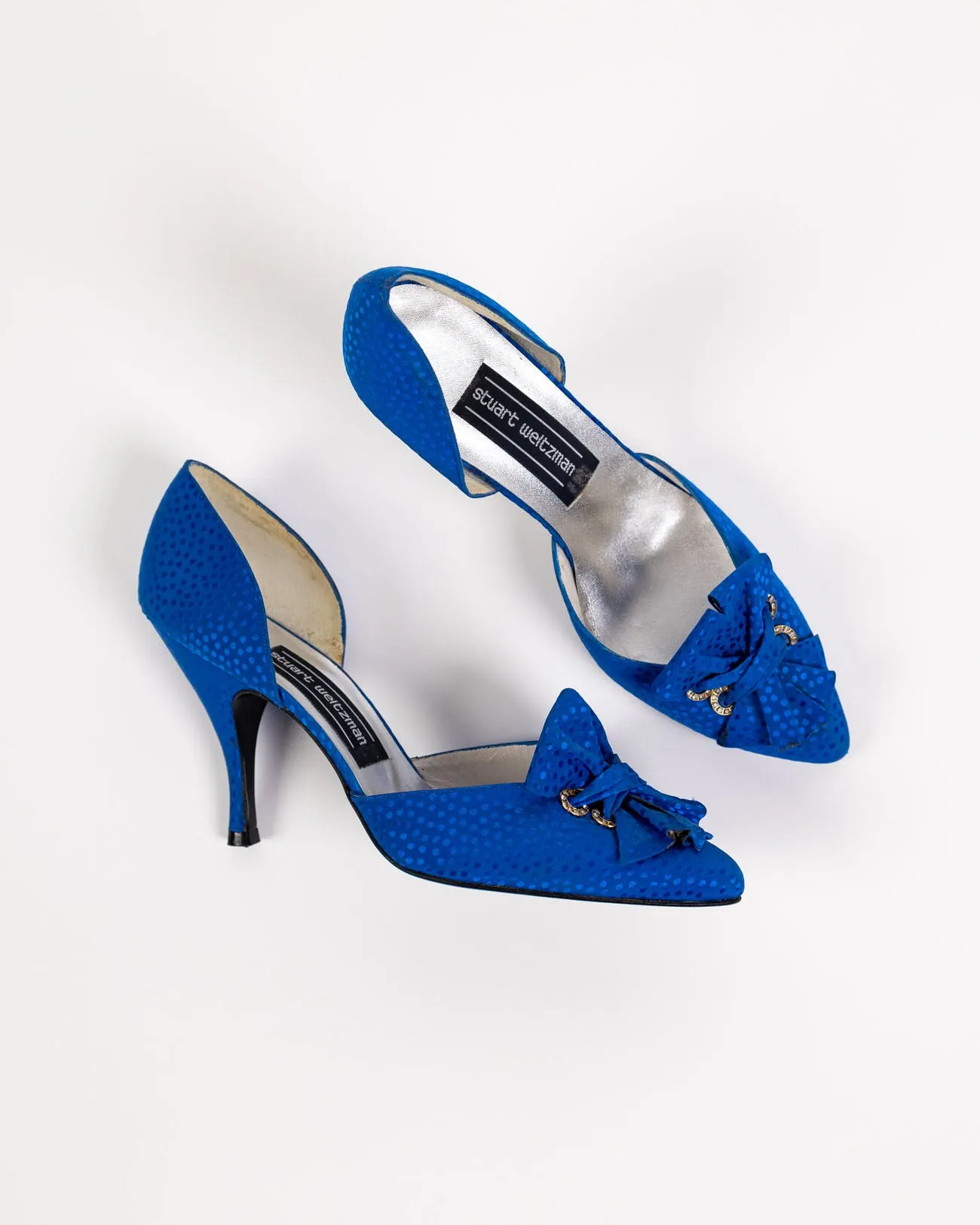 Vintage Cobolt Bow Heels