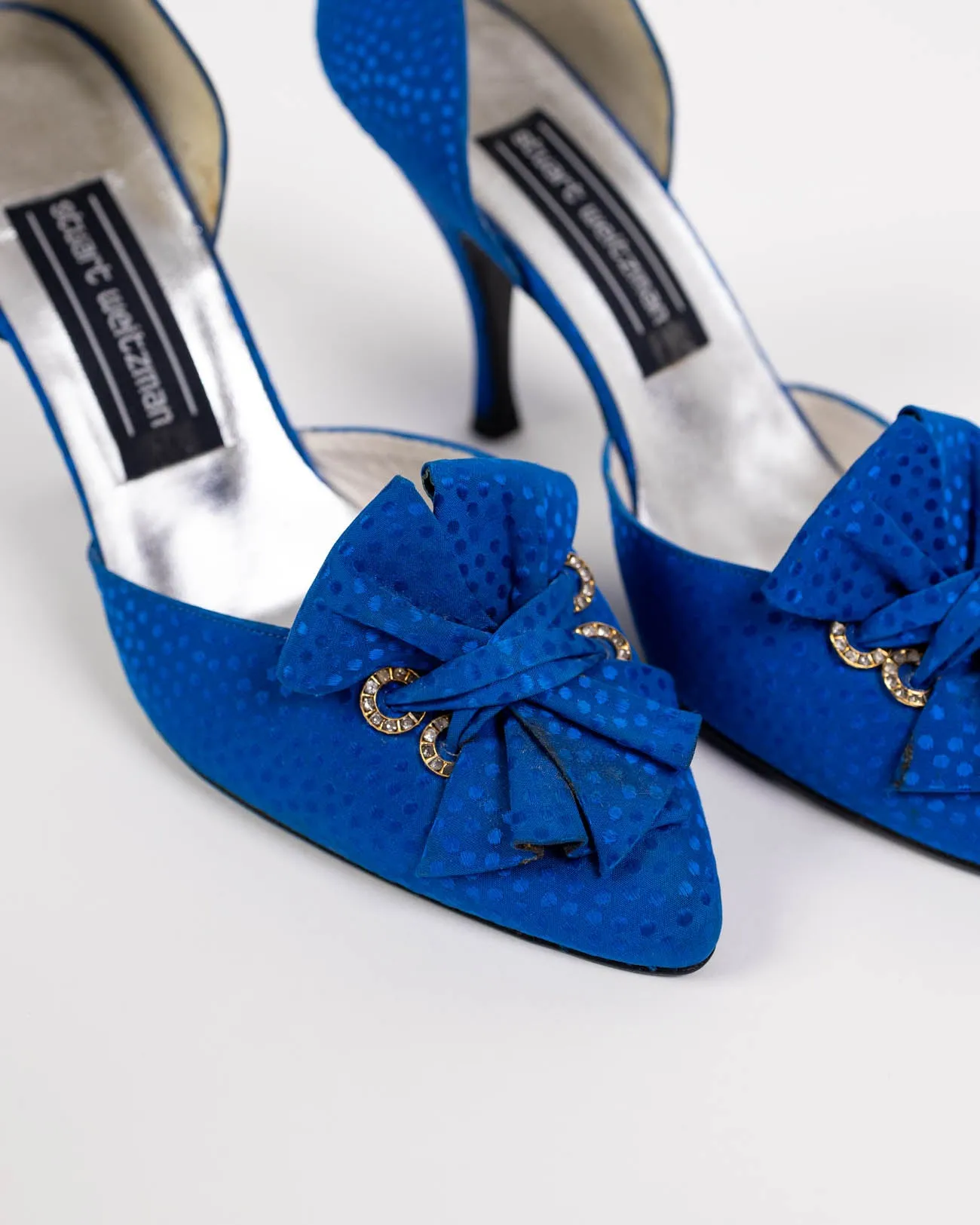 Vintage Cobolt Bow Heels