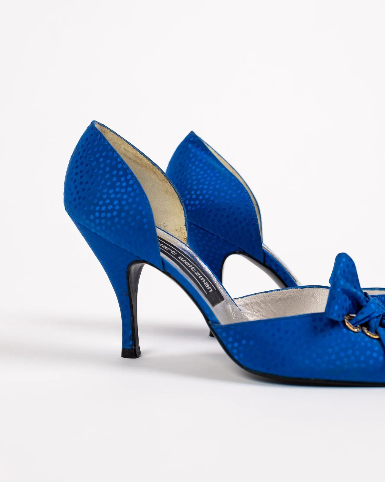 Vintage Cobolt Bow Heels