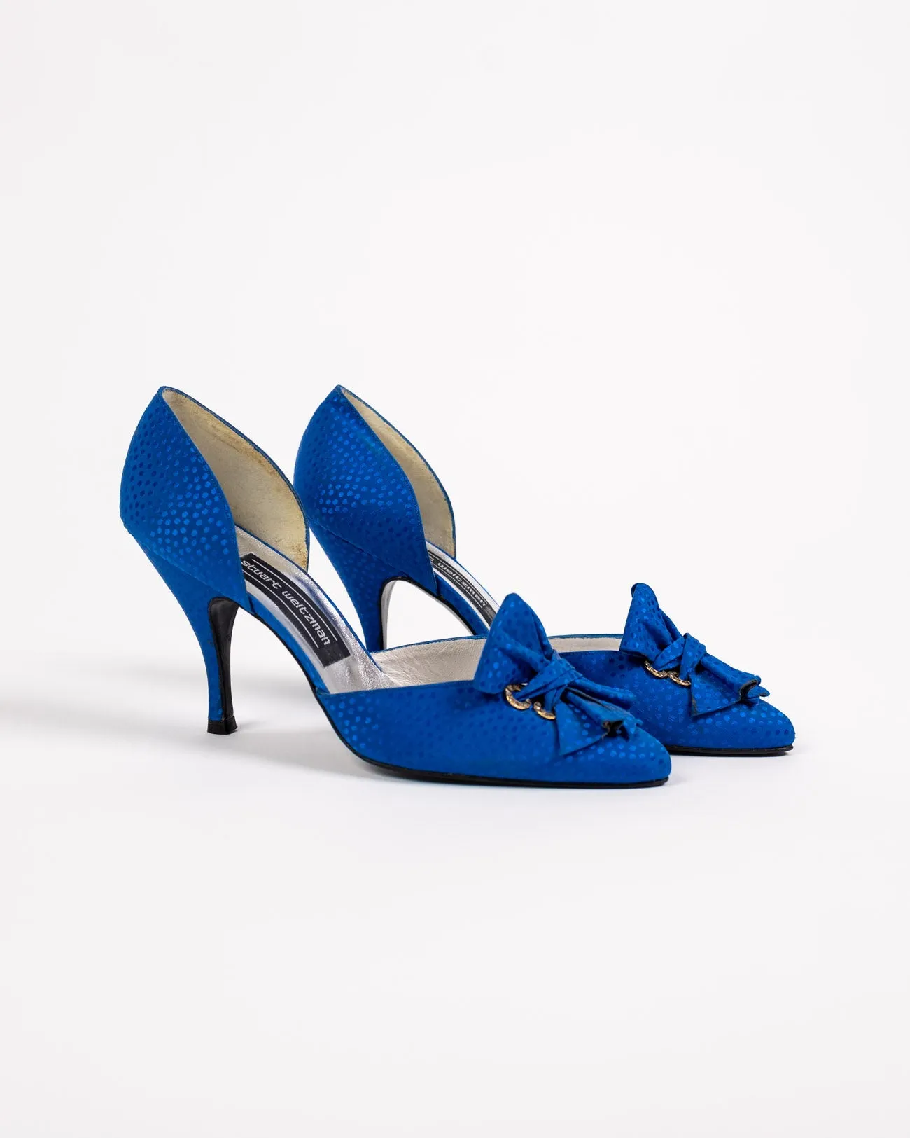 Vintage Cobolt Bow Heels