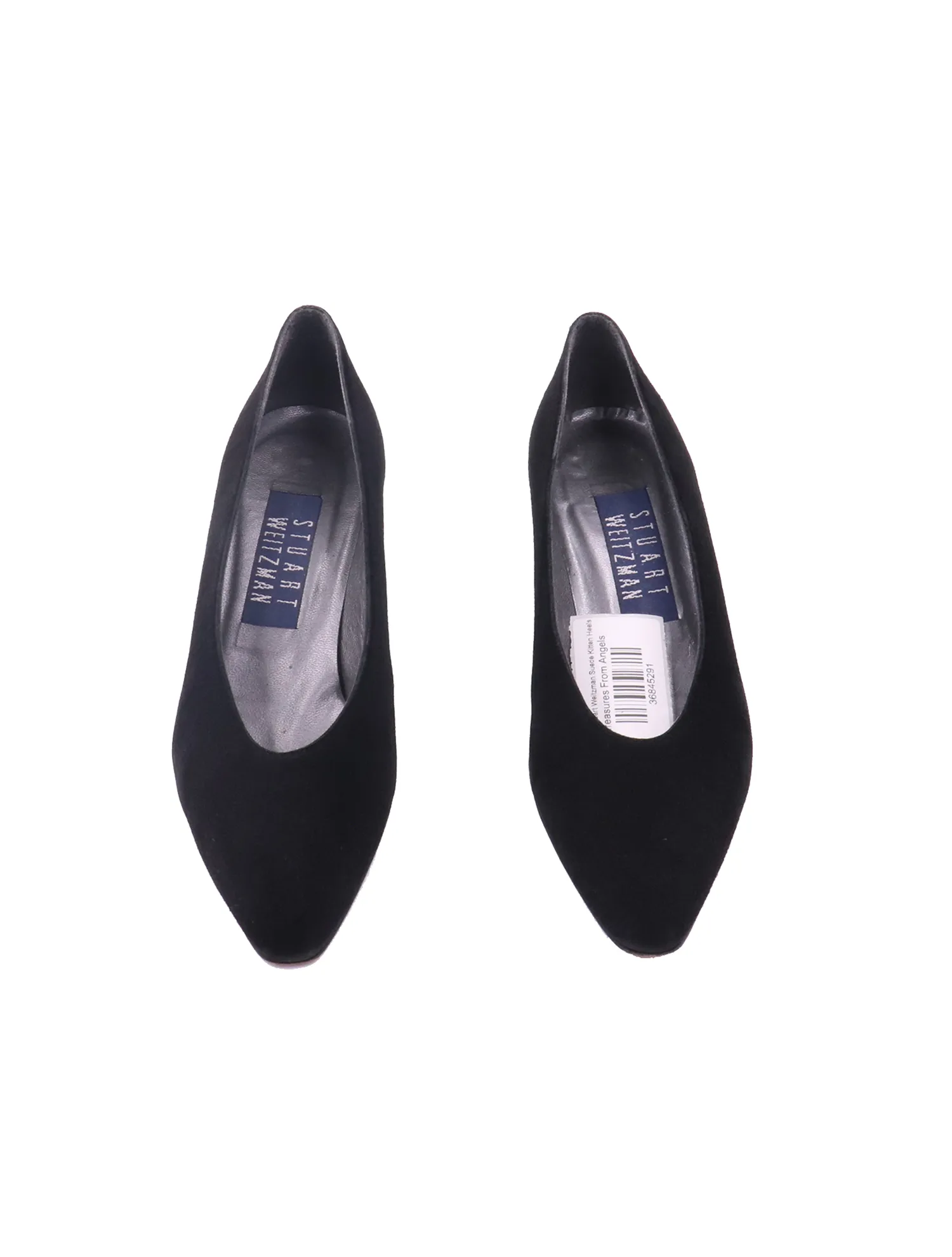 Vintage Stuart Weitzman Suede Kitten Heels