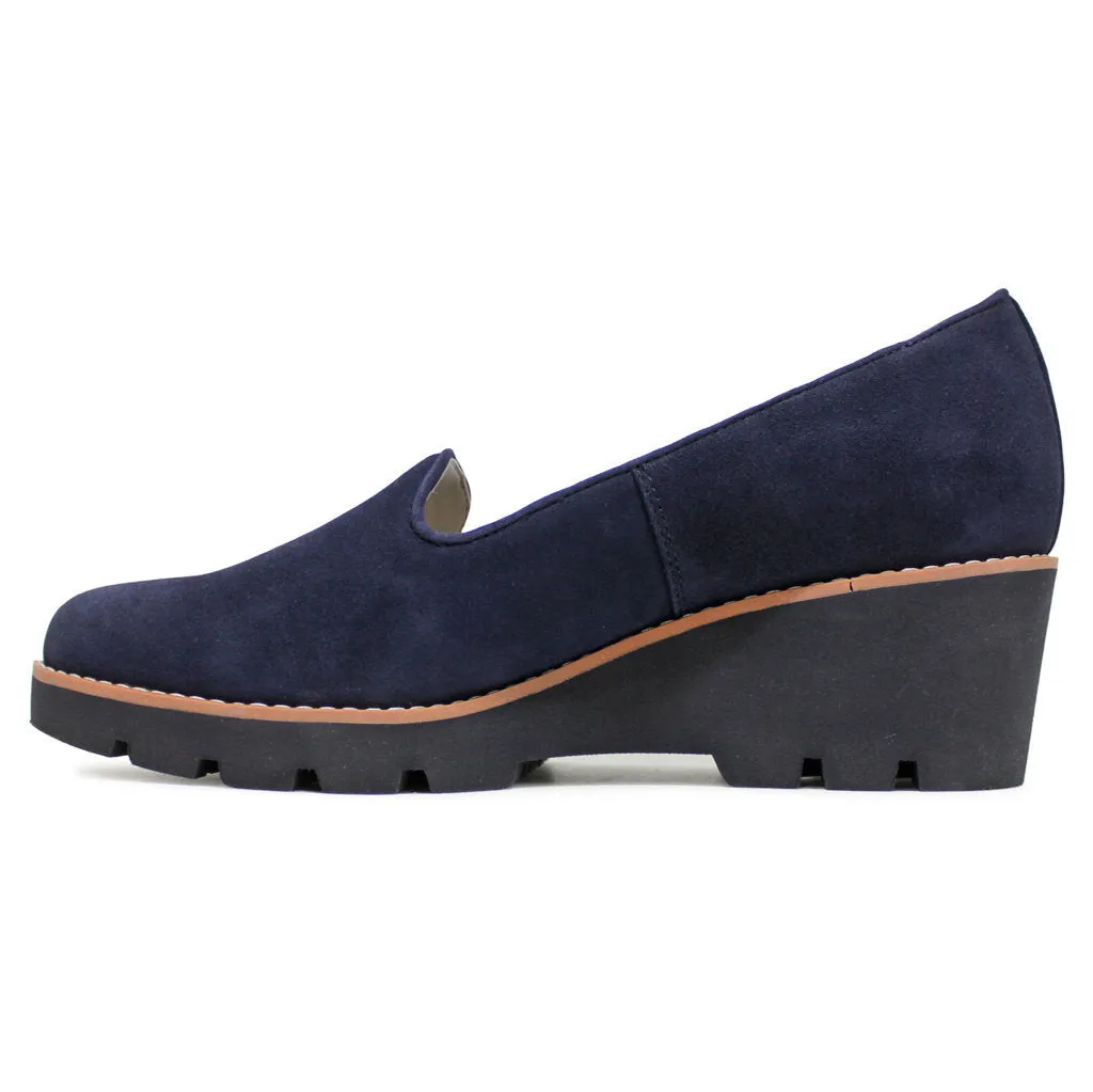 Vionic Willa Wedge Suede Women's Wedge Sole Court Shoes