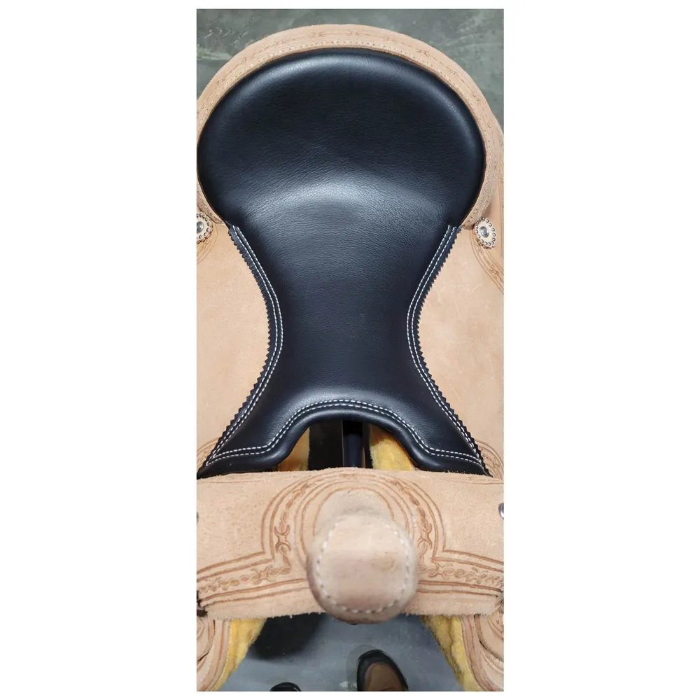 WH02-1609-05  Wire Horse Custom Rough Out Show Work Trainer Saddle By Circle Y