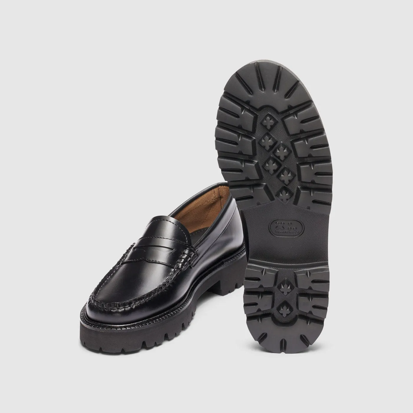 Whitney Super Lug Weejuns Loafer in Black