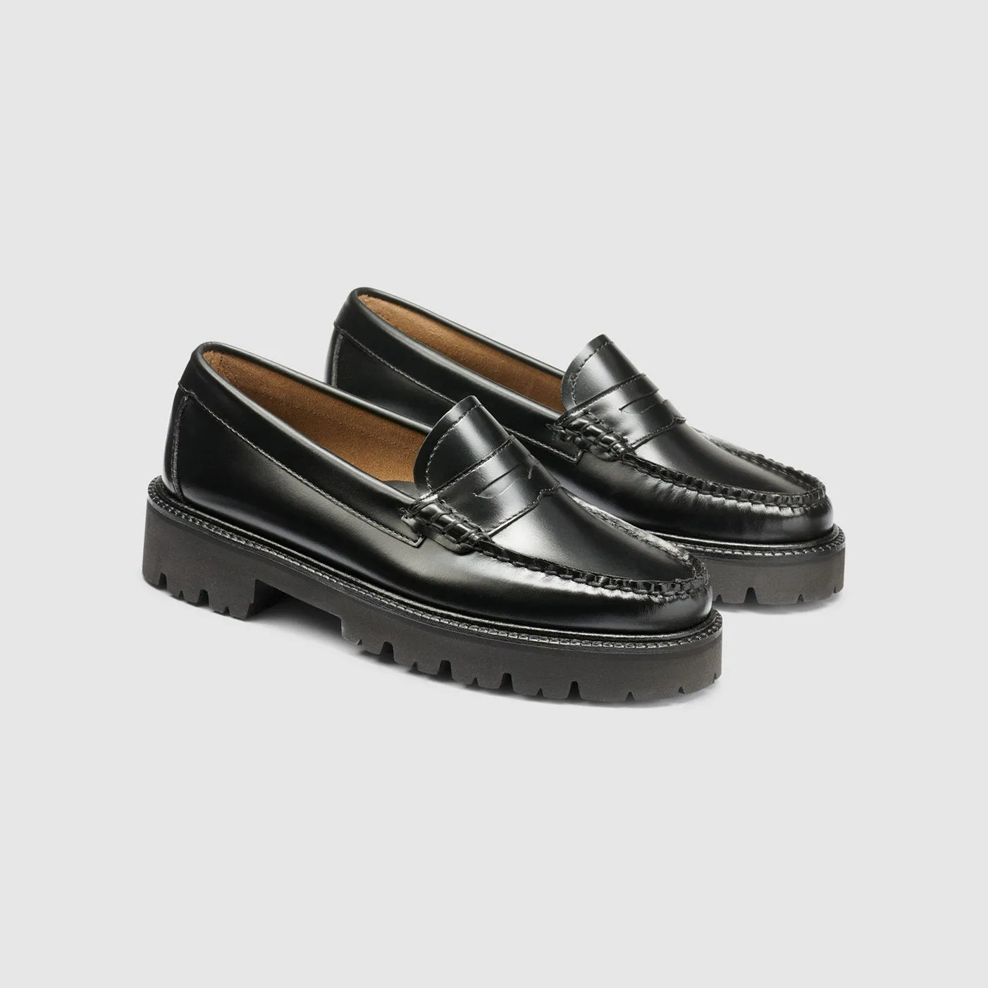 Whitney Super Lug Weejuns Loafer in Black