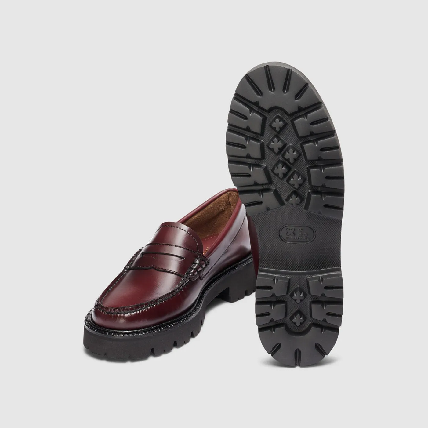 Whitney Super Lug Weejuns Loafer in Wine