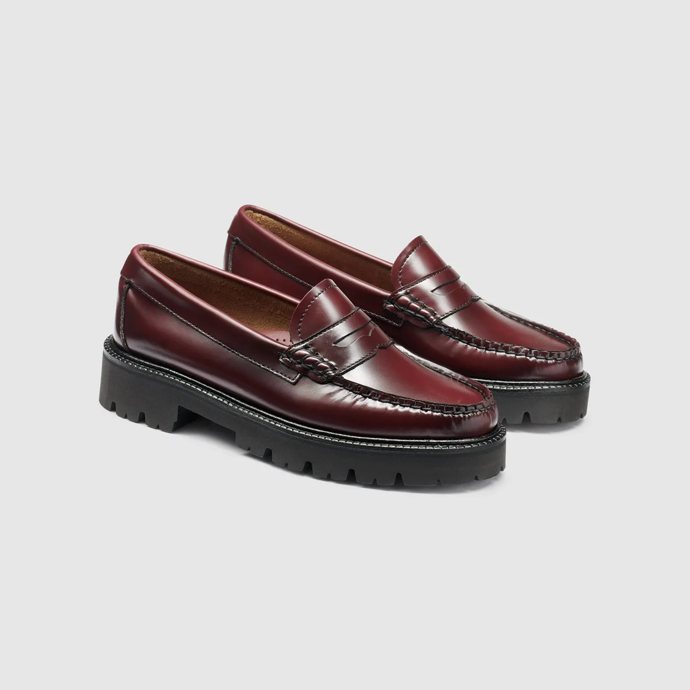Whitney Super Lug Weejuns Loafer in Wine