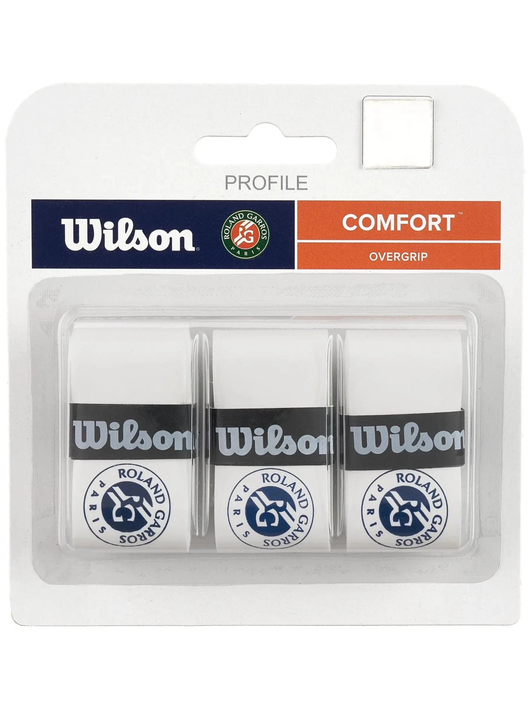 Wilson Roland Garros Overgrip White/Blue - 2024 NEW ARRIVAL