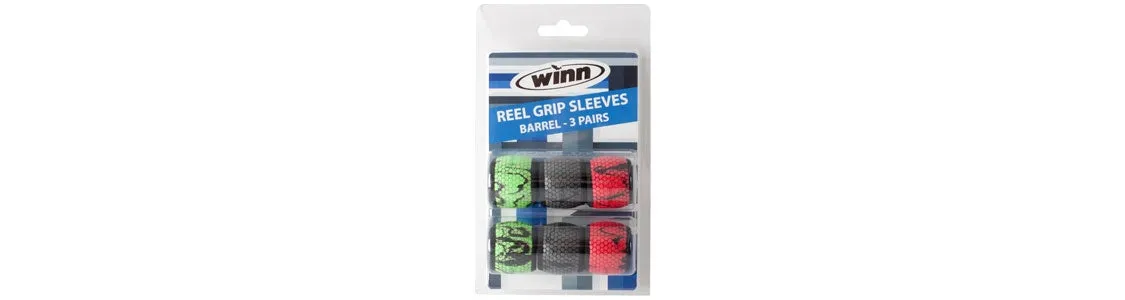 Winn Reel Grip Sleeves Barrel - 3 Pack (CTB, CHB, RDB)