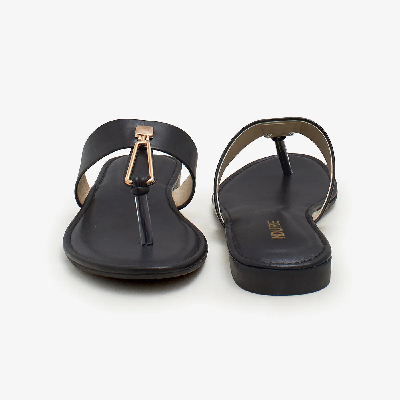Women's Buckle Style Flats