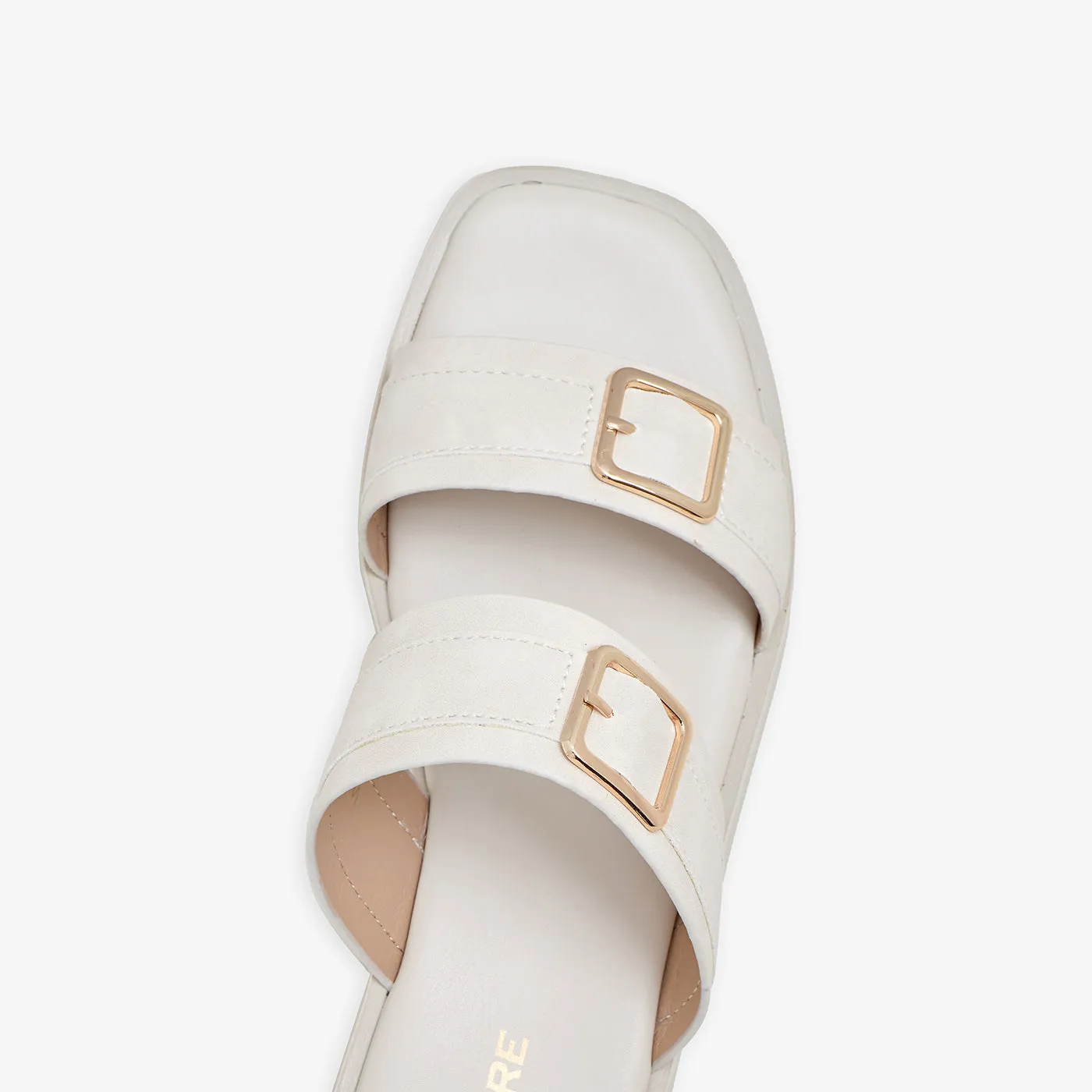Women's Buckled Slides