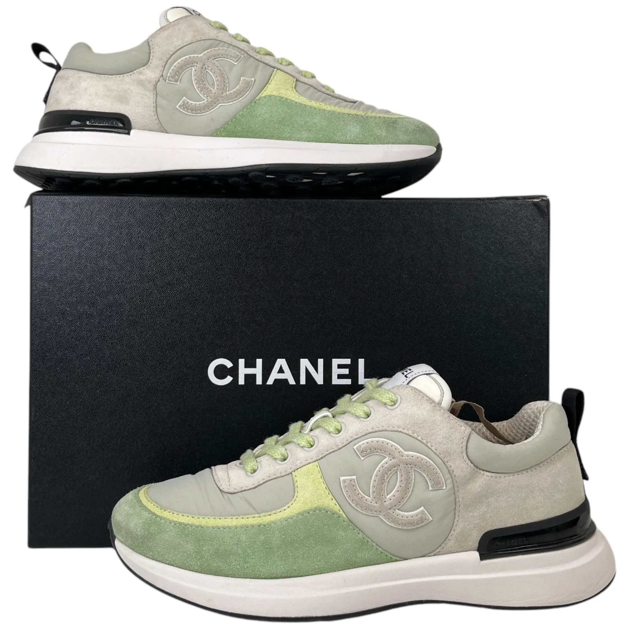 Women's Cc Runners Low Trainers Green Size EU 37 / UK 4