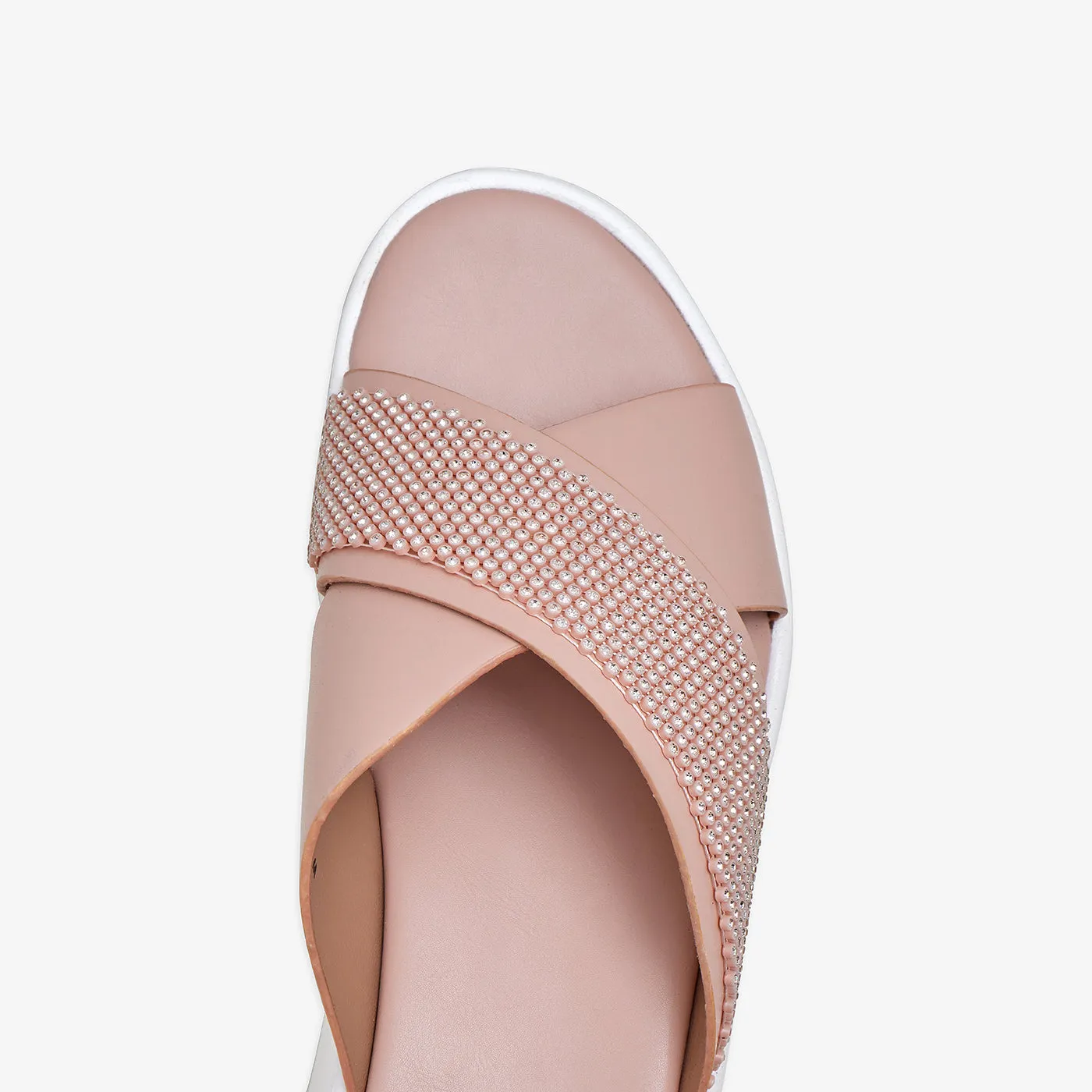 Women's Cross-Strap Flats